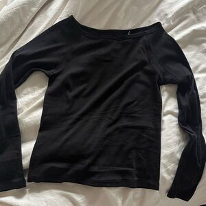 Everlane Luxe Rib Boatneck Top